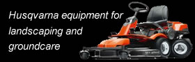 Husqvarna wheeled and handheld equipment for commercial landscaping and groundcare